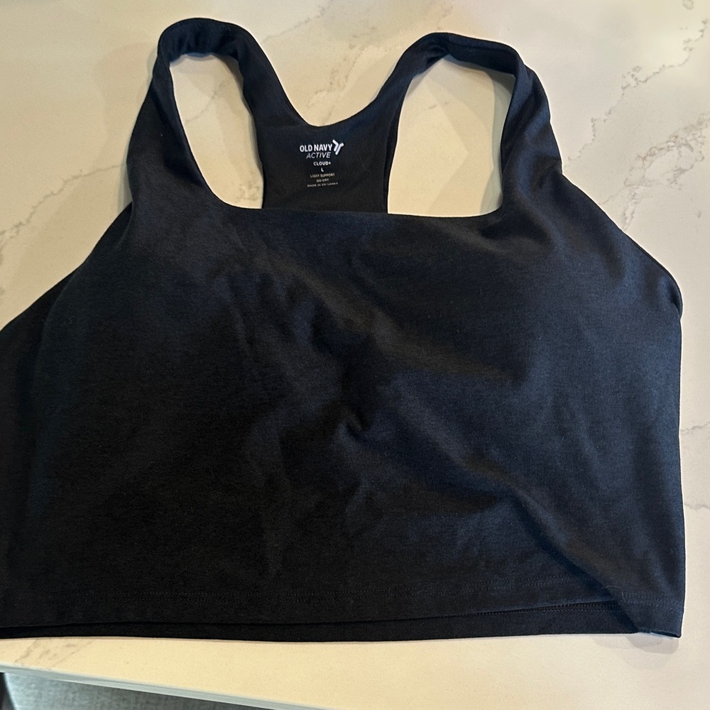 Old Navy Dark black Sports Bra